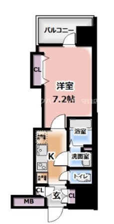 門真市駅 徒歩3分 11階の物件間取画像